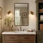 Jericho Antique Brass Adjustable Shell Wall Sconce