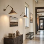 Galilea Industrial Brass Adjustable Wall Lamp