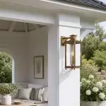 Harlan Industrial Metal Outdoor Wall Sconce