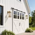 Harlan Industrial Metal Outdoor Wall Sconce