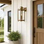 Harlan Industrial Metal Outdoor Wall Sconce