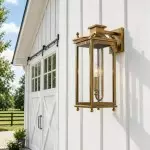 Harlan Industrial Metal Outdoor Wall Sconce