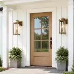Harlan Industrial Metal Outdoor Wall Sconce