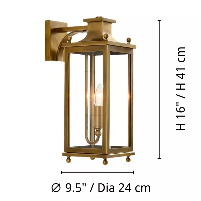 Harlan Industrial Metal Outdoor Wall Sconce
