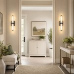 Saelin Modern LED Tube Glass Wall Sconce