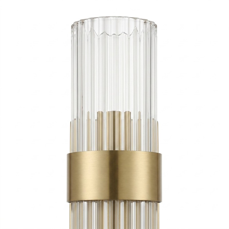 Saelin Modern LED Tube Glass Wall Sconce