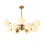 Opal Glass Ball Chandelier