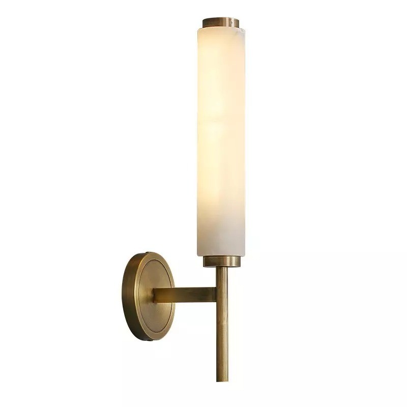 Ozora Candle Alabaster Sconce