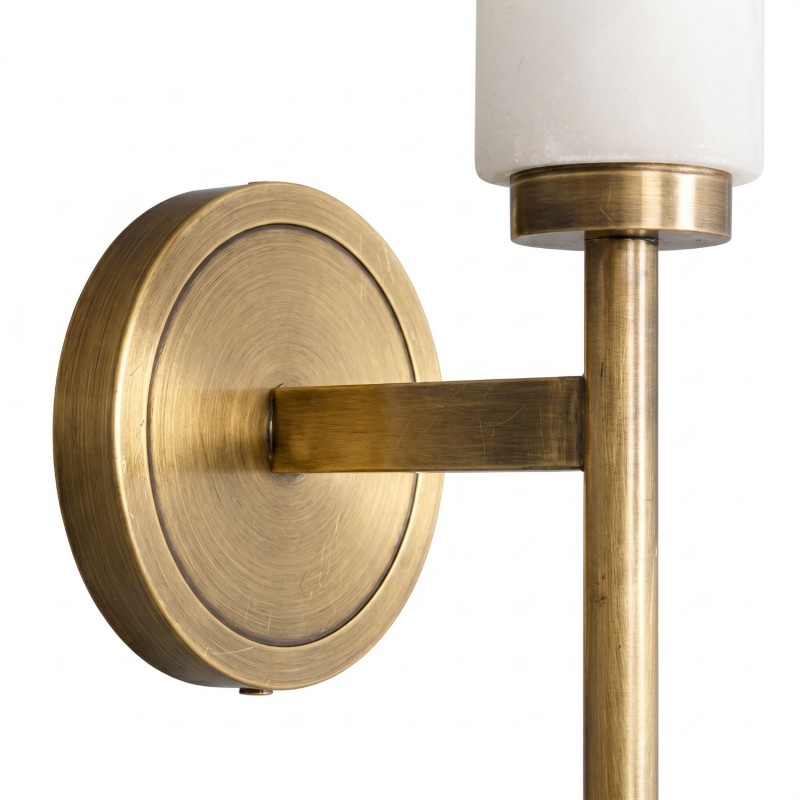 Ozora Candle Alabaster Sconce