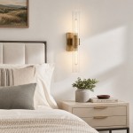 Zinnia Glass Tube Double Wall Mounted Light