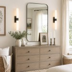 Zinnia Glass Tube Double Wall Mounted Light