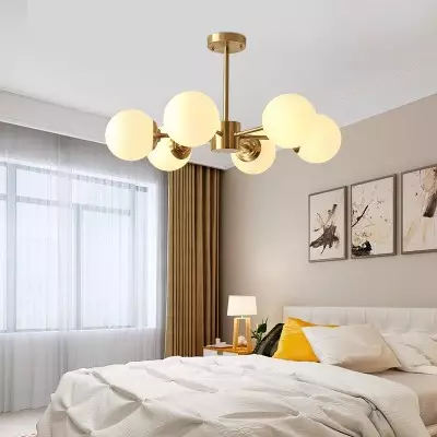 Opal Glass Ball Chandelier Opal Glass Ball Chandelier
