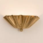 Imara Antique Brass Flower Wall Sconce