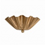 Imara Antique Brass Flower Wall Sconce