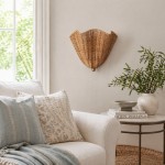 Finley Bohemian Woven Rattan Wall Sconce