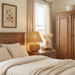Caelyn Bohemian Natural Rattan Dome Table Lamp