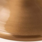 Adley Mid-Century Brass Disc Pendant Light