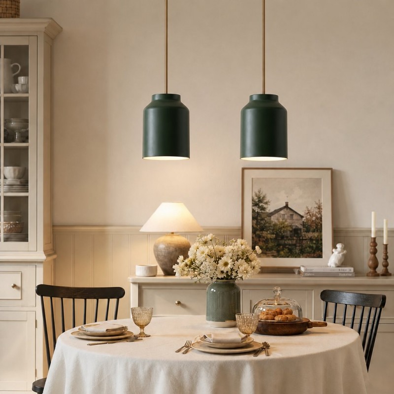 Kylee Nordic Morandi Multi-Color Cylinder Pendant Light