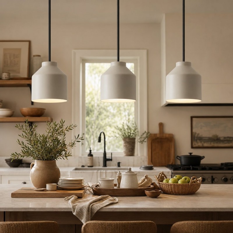 Kylee Nordic Morandi Multi-Color Cylinder Pendant Light