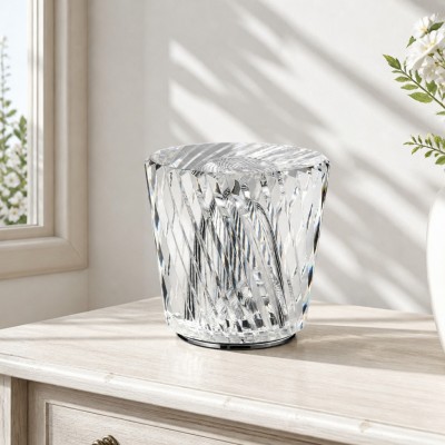 Faelith Modern Crystal Glass Faceted Table Lamp