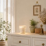 Faelith Modern Crystal Glass Faceted Table Lamp