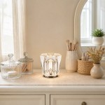 Faelith Modern Crystal Glass Faceted Table Lamp