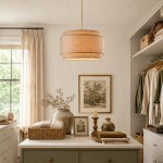 Virelai Modern Linen Double Drum Pendant Light