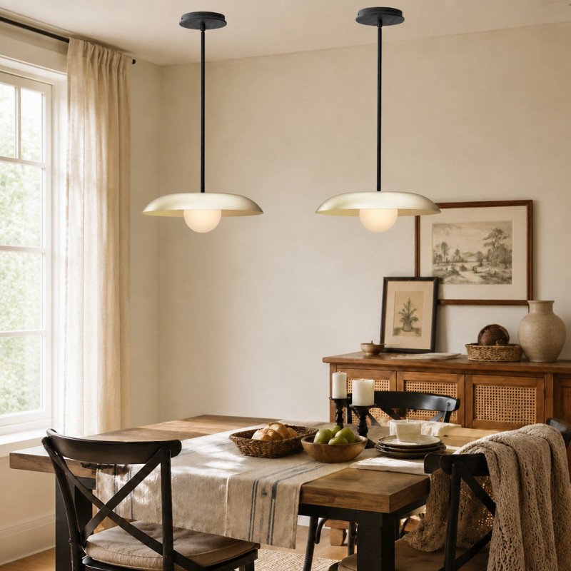 Eiralys Industrial Metal Dome Pendant Light