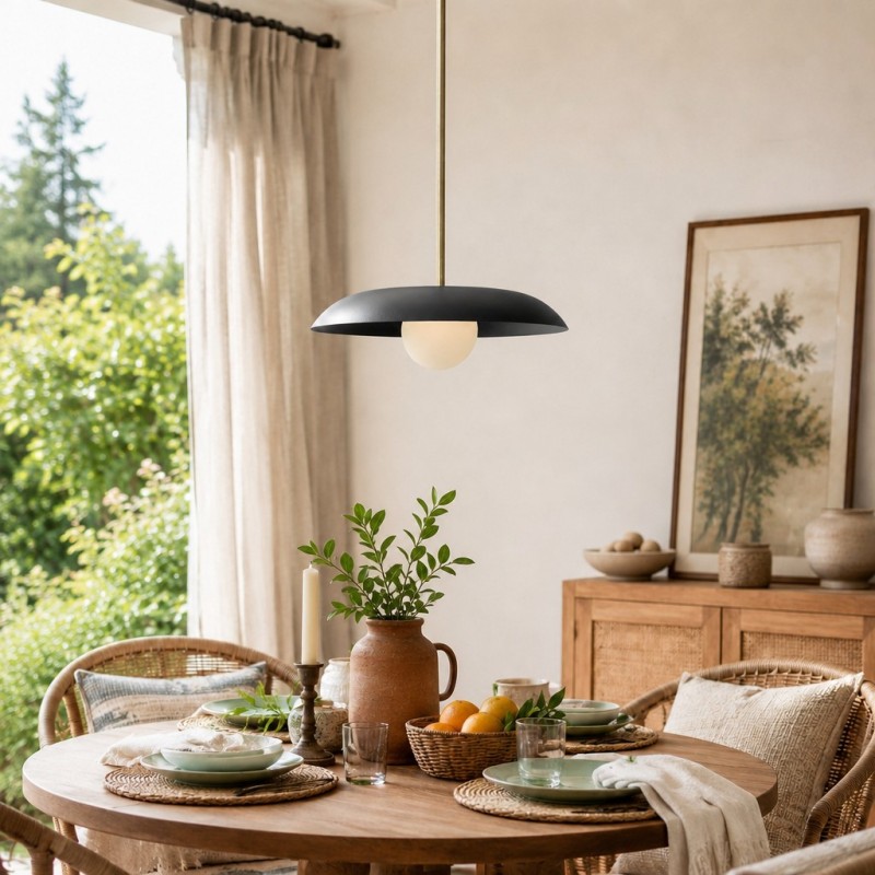 Eiralys Industrial Metal Dome Pendant Light