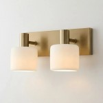 Ianto Modern Brass Cylinder Porcelain Wall Sconce