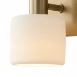 Ianto Modern Brass Cylinder Porcelain Wall Sconce