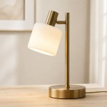 Elaina Natural Travertine Wood Pleated Drum Table Lamp