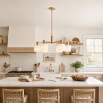 Aura Mid-Century Brass Porcelain Cylinder Chandelier