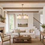 Aura Mid-Century Brass Porcelain Cylinder Chandelier