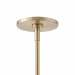 Ianto Modern Brass Porcelain Cylinder Chandelier