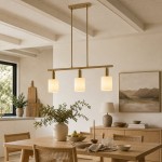 Aura Modern Linear Porcelain Chandelier