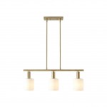 Aura Modern Linear Porcelain Chandelier