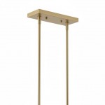Aura Modern Linear Porcelain Chandelier