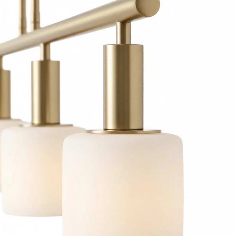Aura Modern Linear Porcelain Chandelier