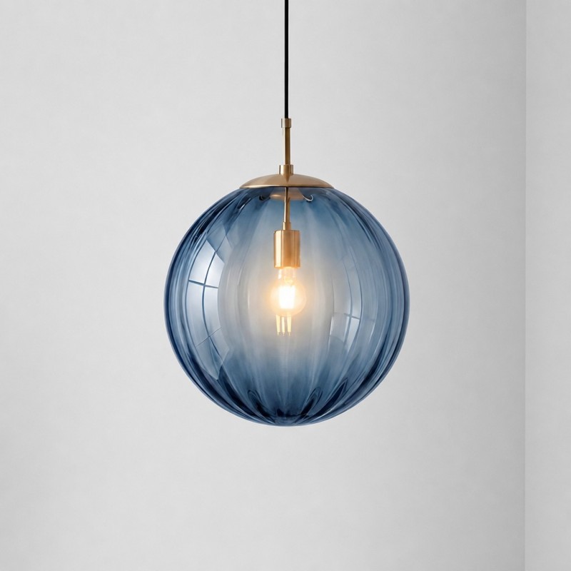 Tamsin Beading Glass Ball Pendant Light