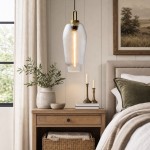 Cove Rustic Glass Metal Pendant Light