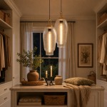 Cove Rustic Glass Metal Pendant Light