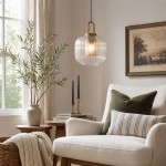 Cove Rustic Glass Metal Pendant Light