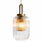 Cove Rustic Glass Metal Pendant Light
