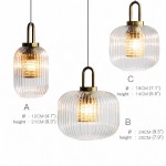 Cove Rustic Glass Metal Pendant Light