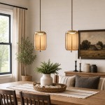 Lewis Modern LED Geometric Glass Pendant Light