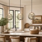 Lewis Modern LED Geometric Glass Pendant Light