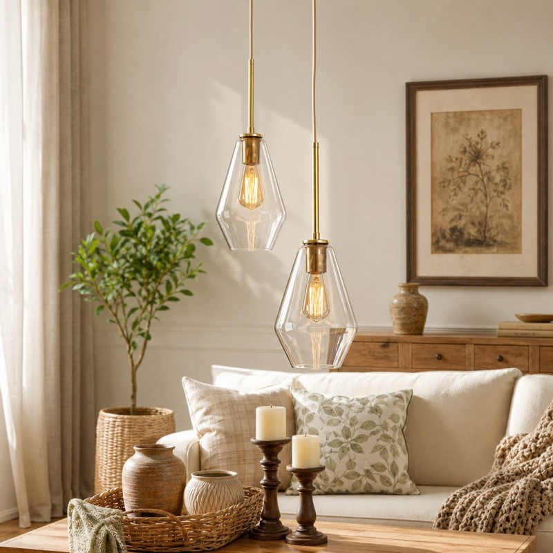 Umbriel Modern Simple Glass Pendant