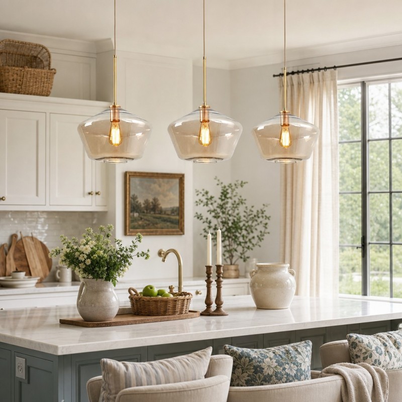 Umbriel Modern Simple Glass Pendant