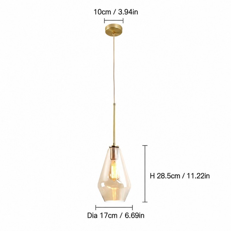 Umbriel Modern Simple Glass Pendant